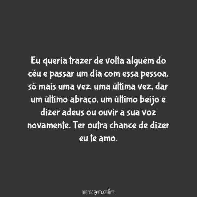 Último abraço