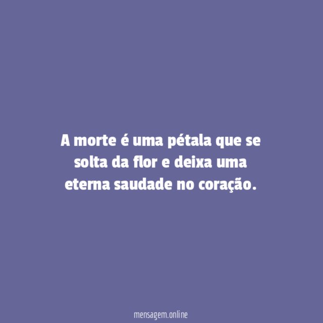 Eterna saudade no coração