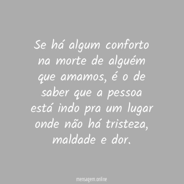 Lugar onde não há tristeza