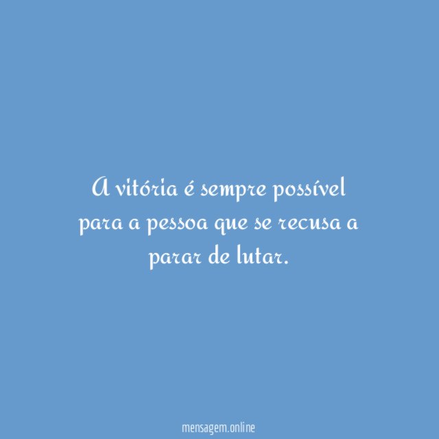 A vitória