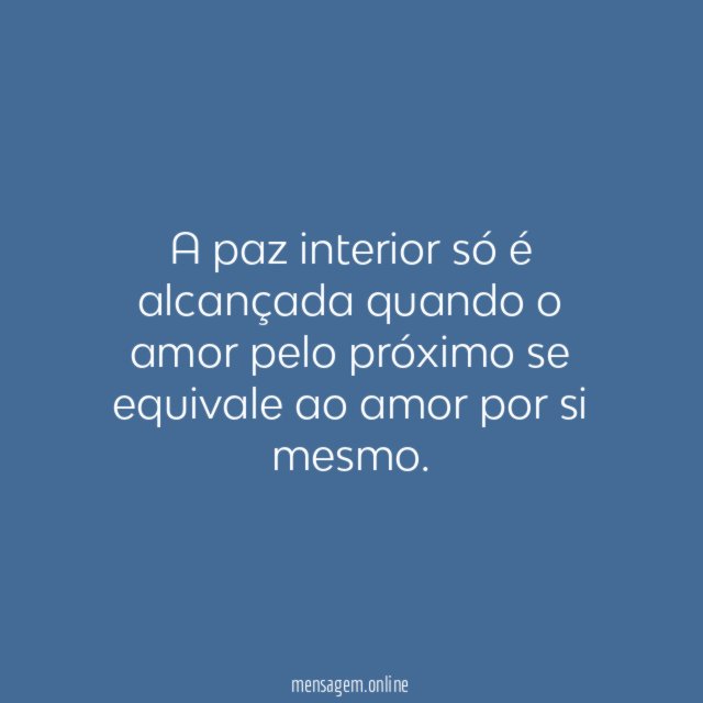Amor pelo próximo
