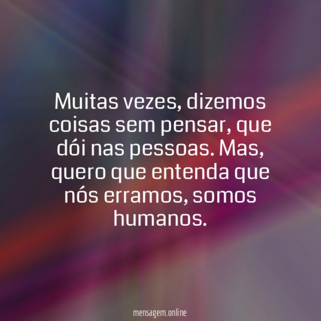 Muitas vezes erramos