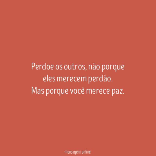 Perdoe os outros