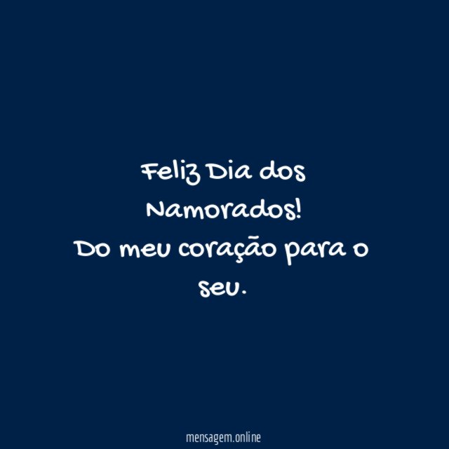 Do meu coração para o seu