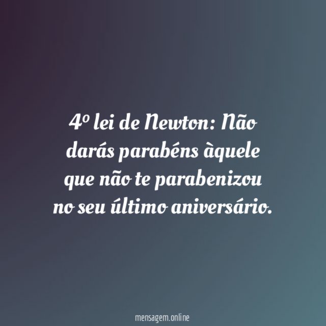 4º lei de Newton