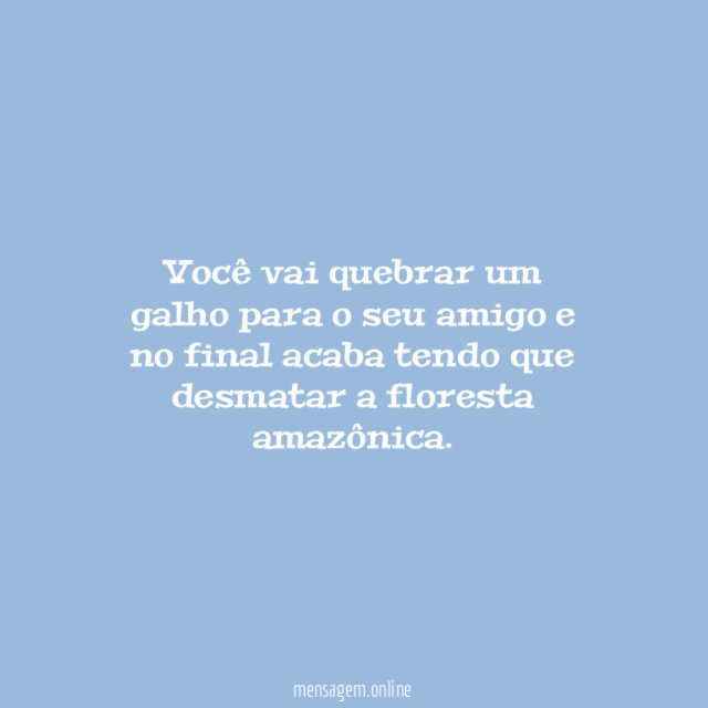 Sendo amigo