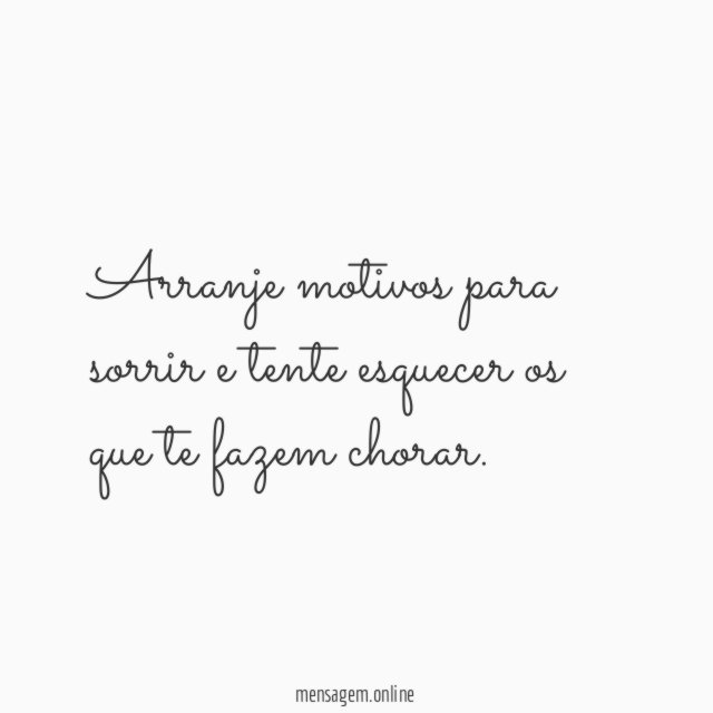 Motivos para sorrir