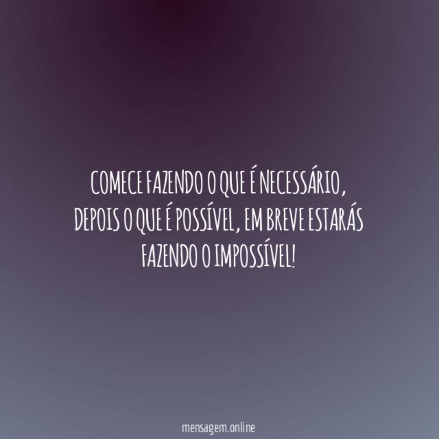 O impossível!