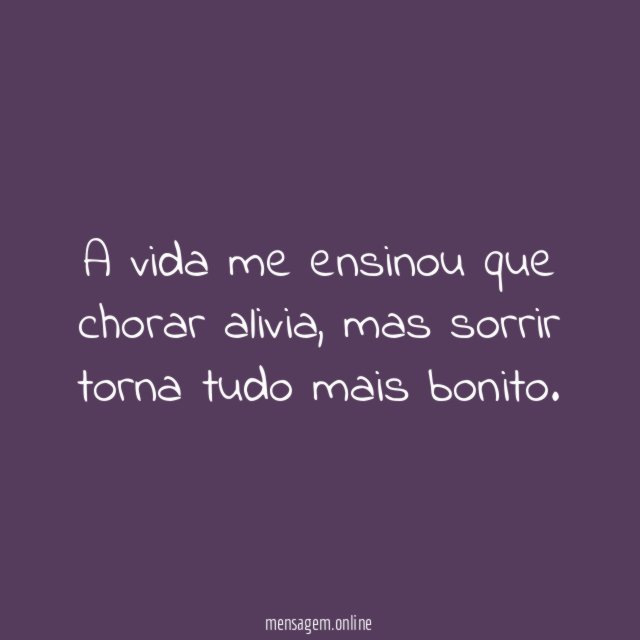 A vida me ensinou
