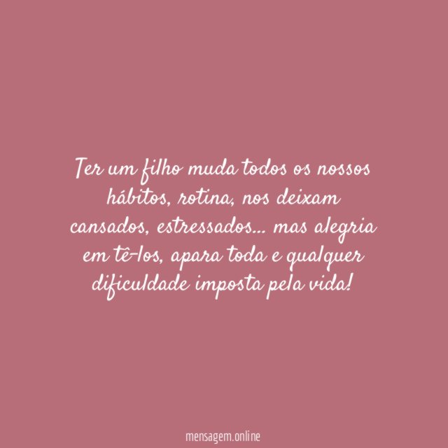 Alegria em tê-los