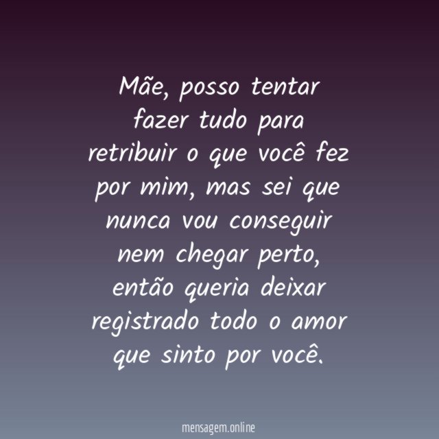 Todo o amor que sinto por você