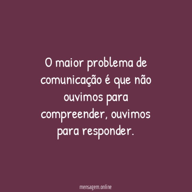 Problema de comunicação