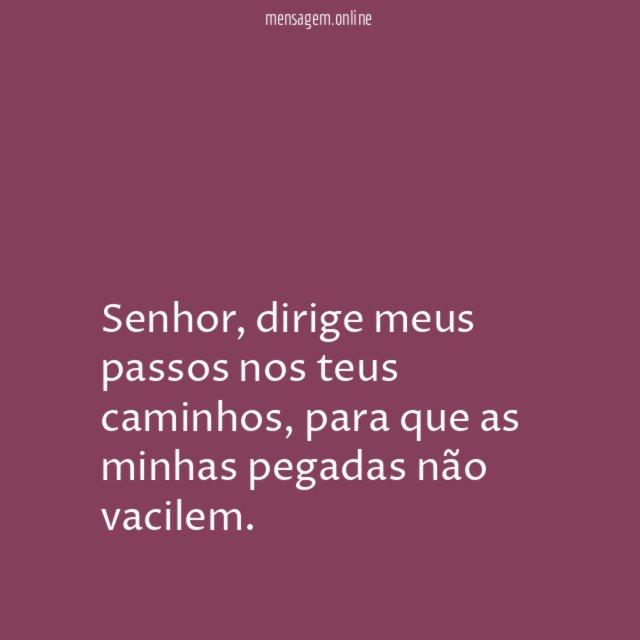 Caminhos do Senhor