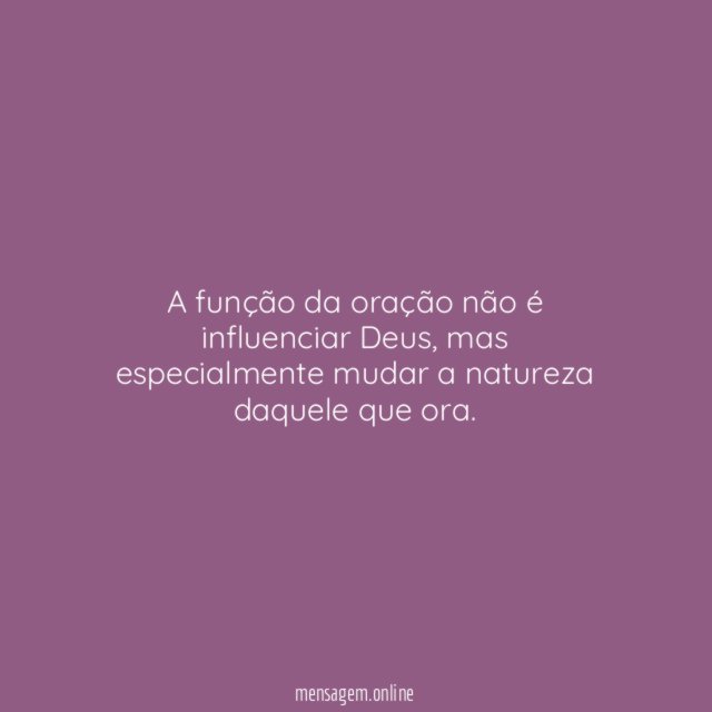 Função da oração