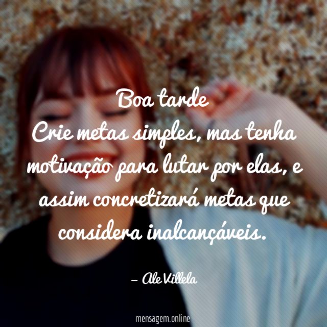 Boa tarde