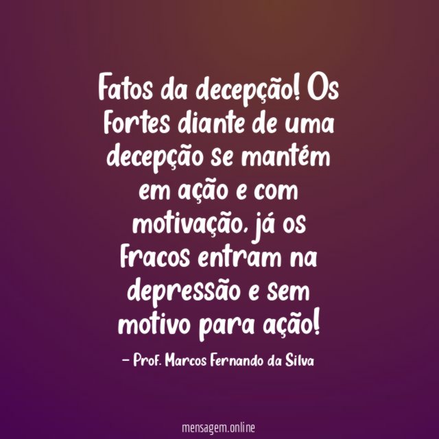 Fatos da decepção