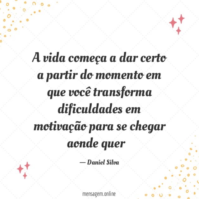 A vida começa a dar certo a