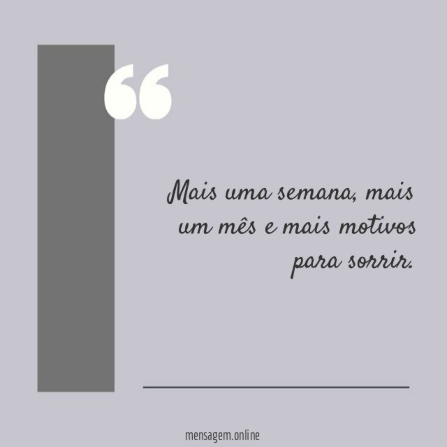Mais uma semana