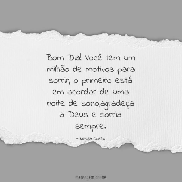 Bom Dia
