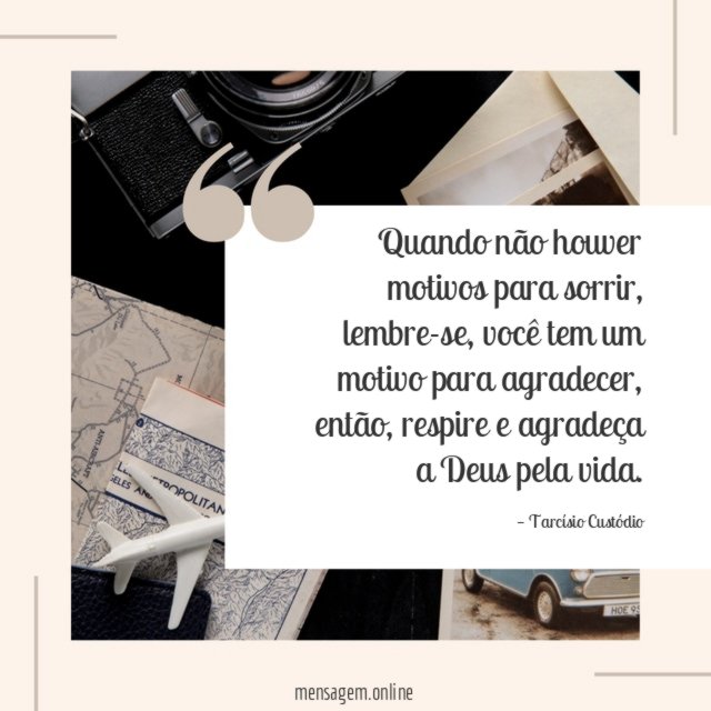 Quando não houver motivos para sorrir