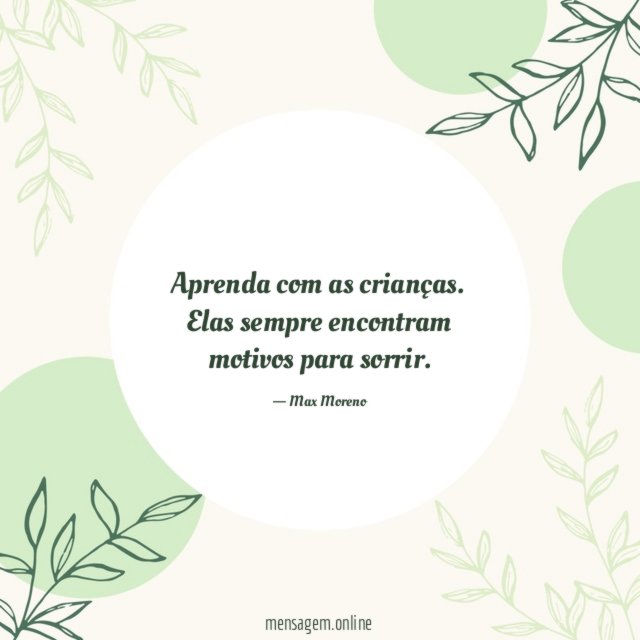 Aprenda com as crianças