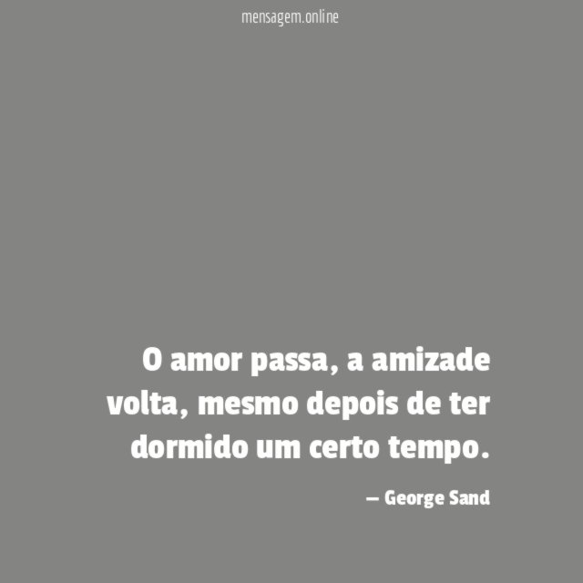 O amor passa