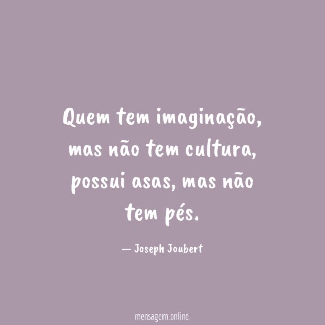 Quem tem imaginação