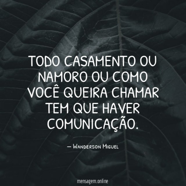 Todo casamento ou namoro ou como você queira