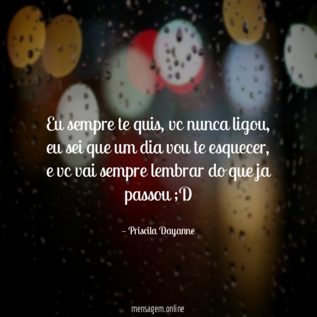 Eu sempre te quis