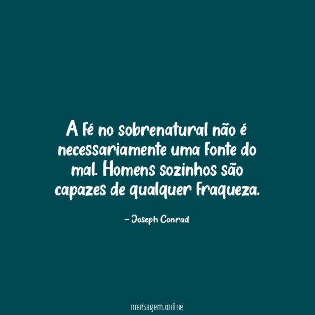 A fé no sobrenatural não é necessariamente uma fonte do mal