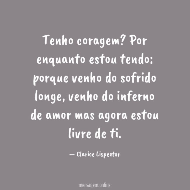 Tenho coragem