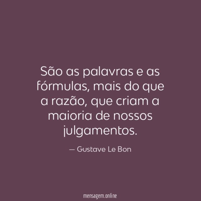São as palavras e as fórmulas