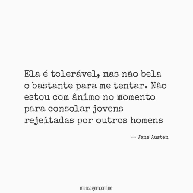 Ela é tolerável
