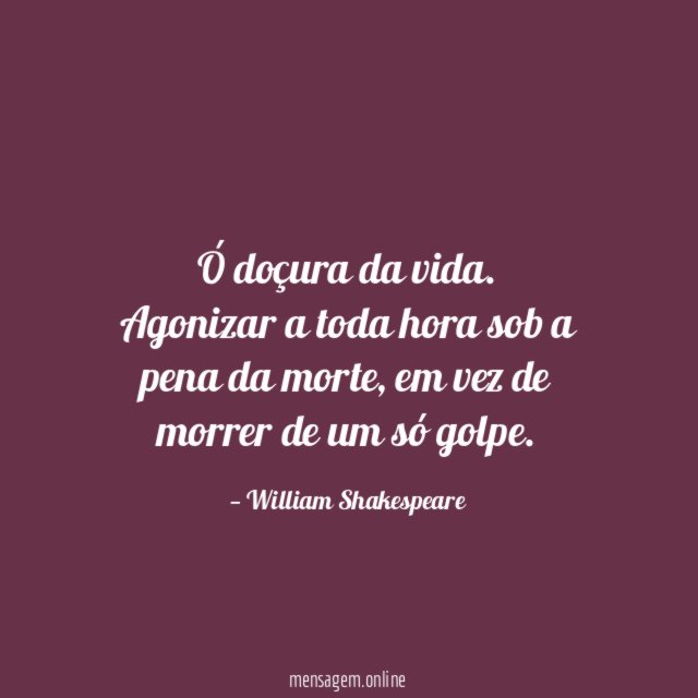 Ó doçura da vida