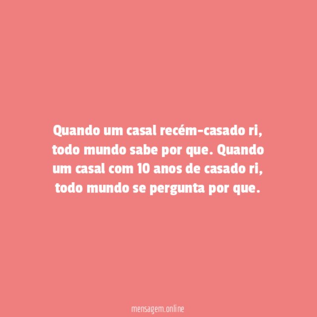 Quando um casal recém-casado ri