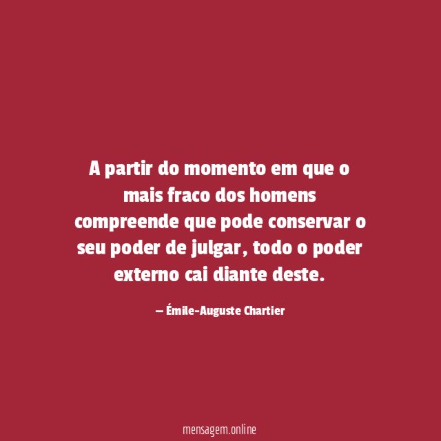 A partir do momento em que o mais