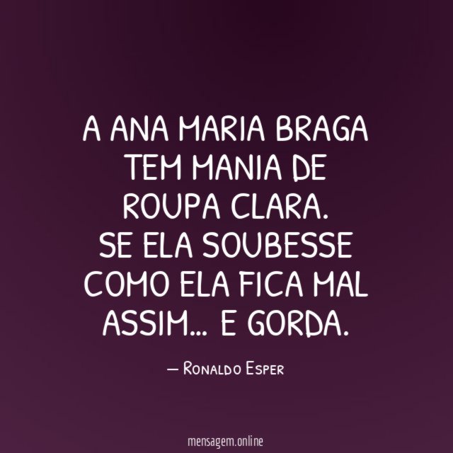 A Ana Maria Braga tem mania de roupa clara