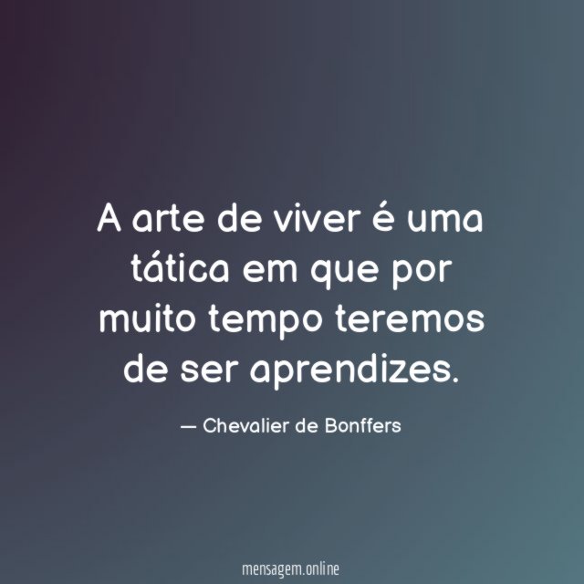 A arte de viver é uma tática em