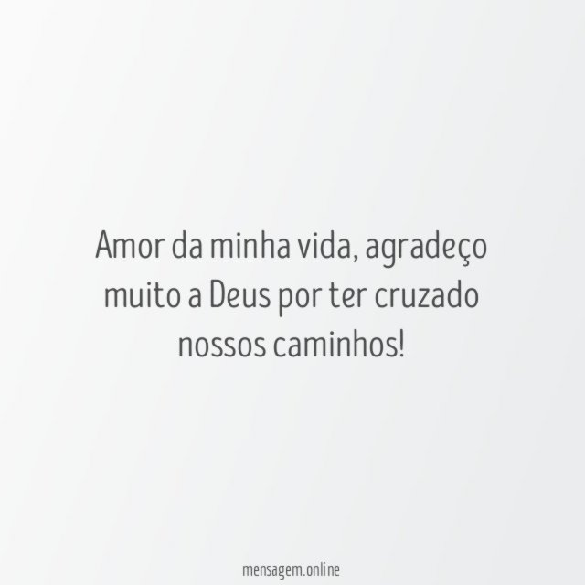 Amor da minha vida