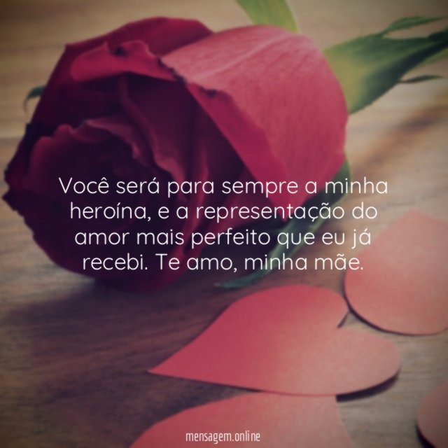 Você será para sempre a minha heroína