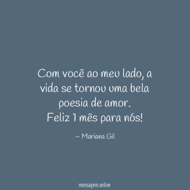 Com você ao meu lado