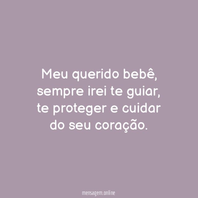 Meu querido bebê