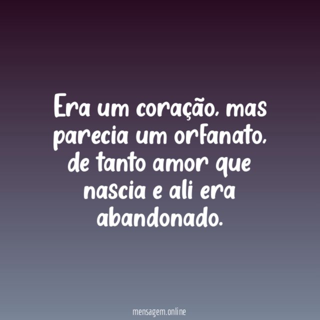 Era um coração