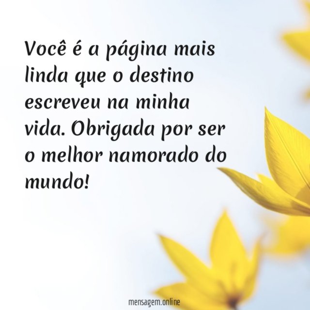 Você é a página mais linda que