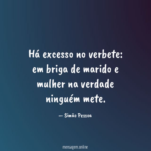 Há excesso no verbete