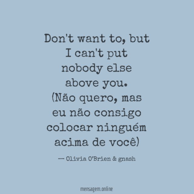 Don't want to