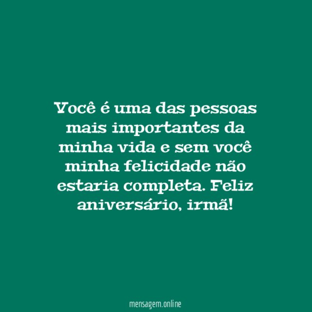 Você é uma das pessoas mais importantes da