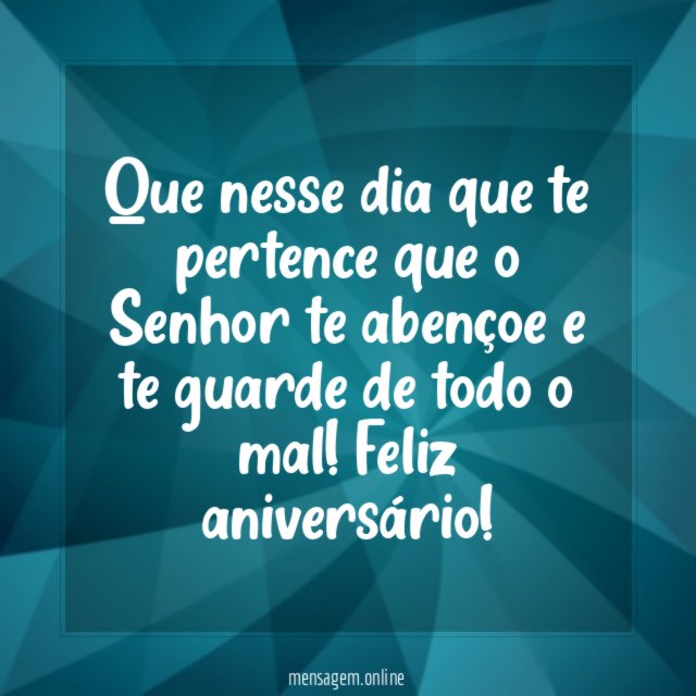 Que nesse dia que te pertence que