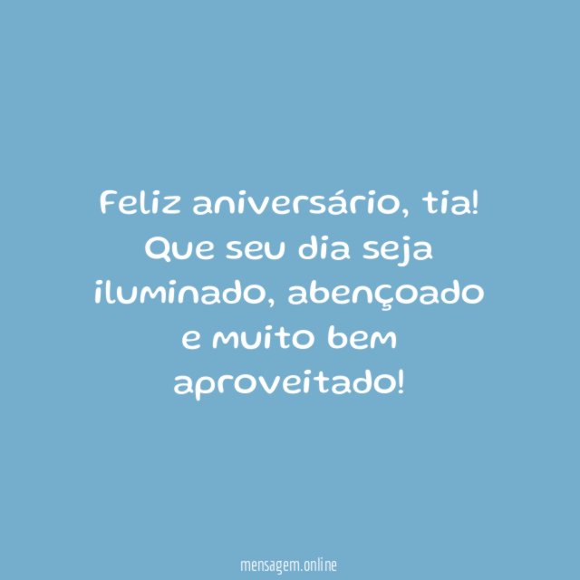 Feliz aniversário