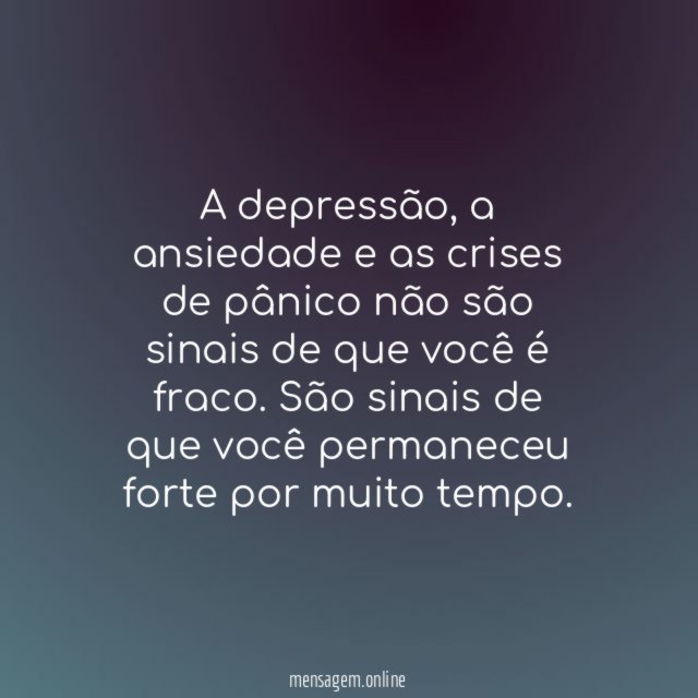 A depressão